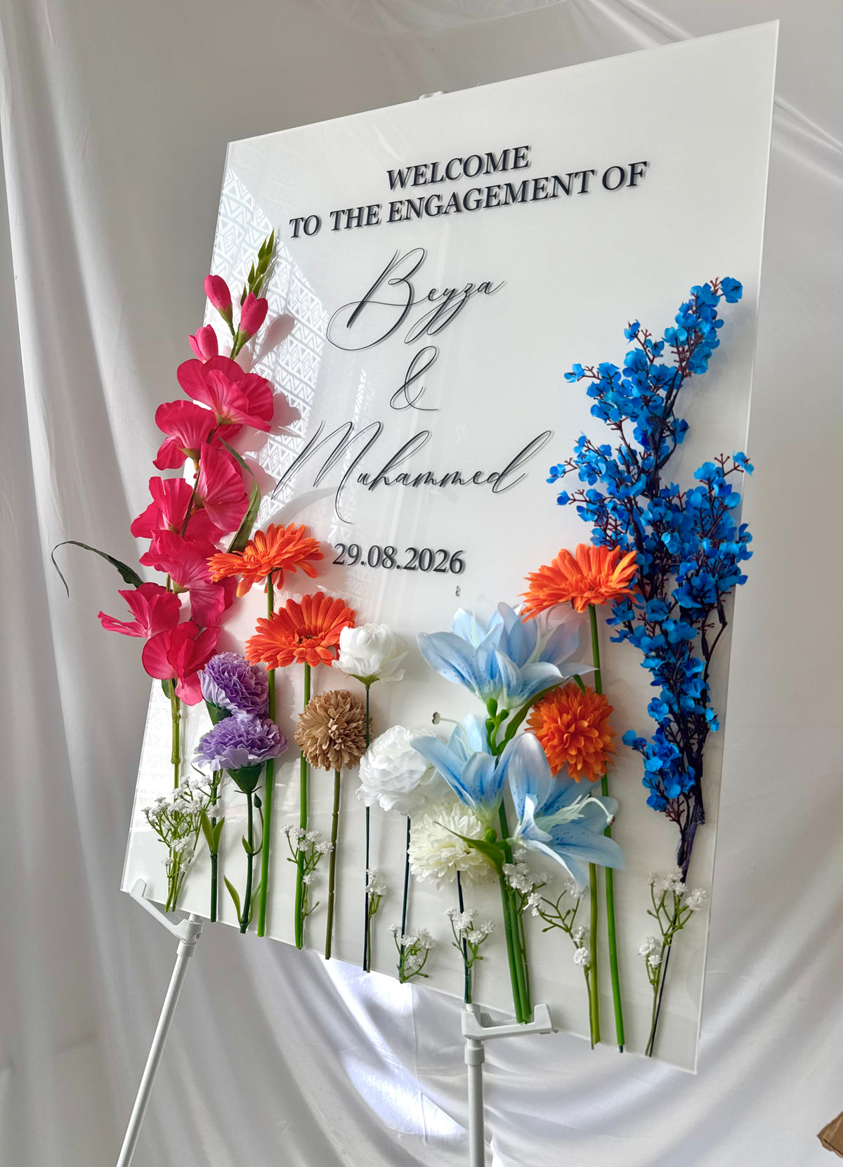 Panneau de bienvenue personnalisé | Modèle Lawn 💐