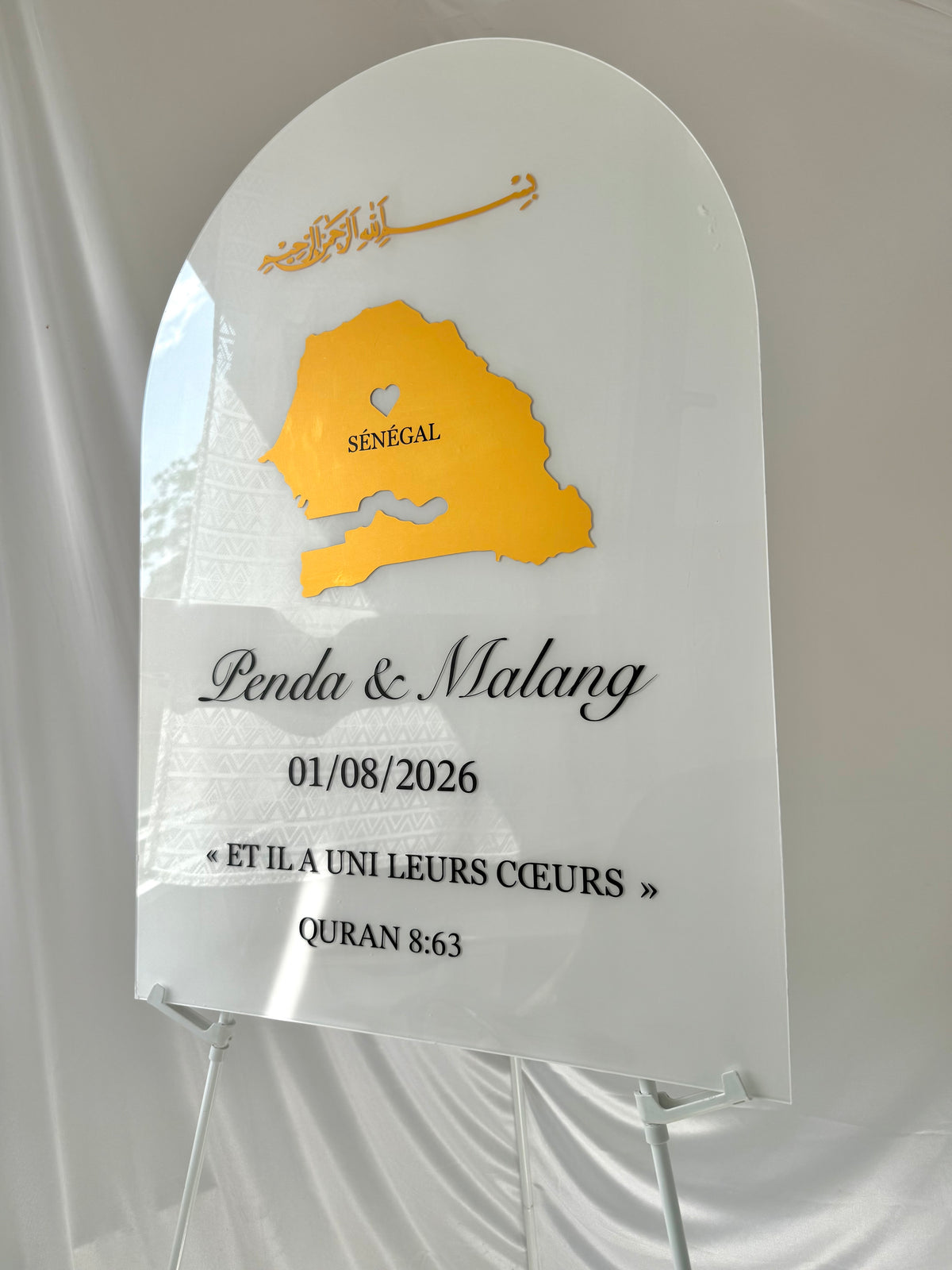 Panneau de bienvenue mariage | Modèle pays ✨