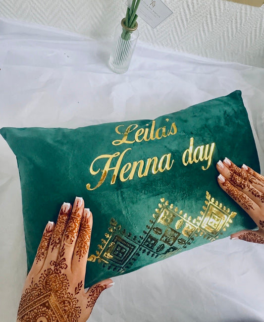 Housse de Coussin pour Henné Personnalisé ✨