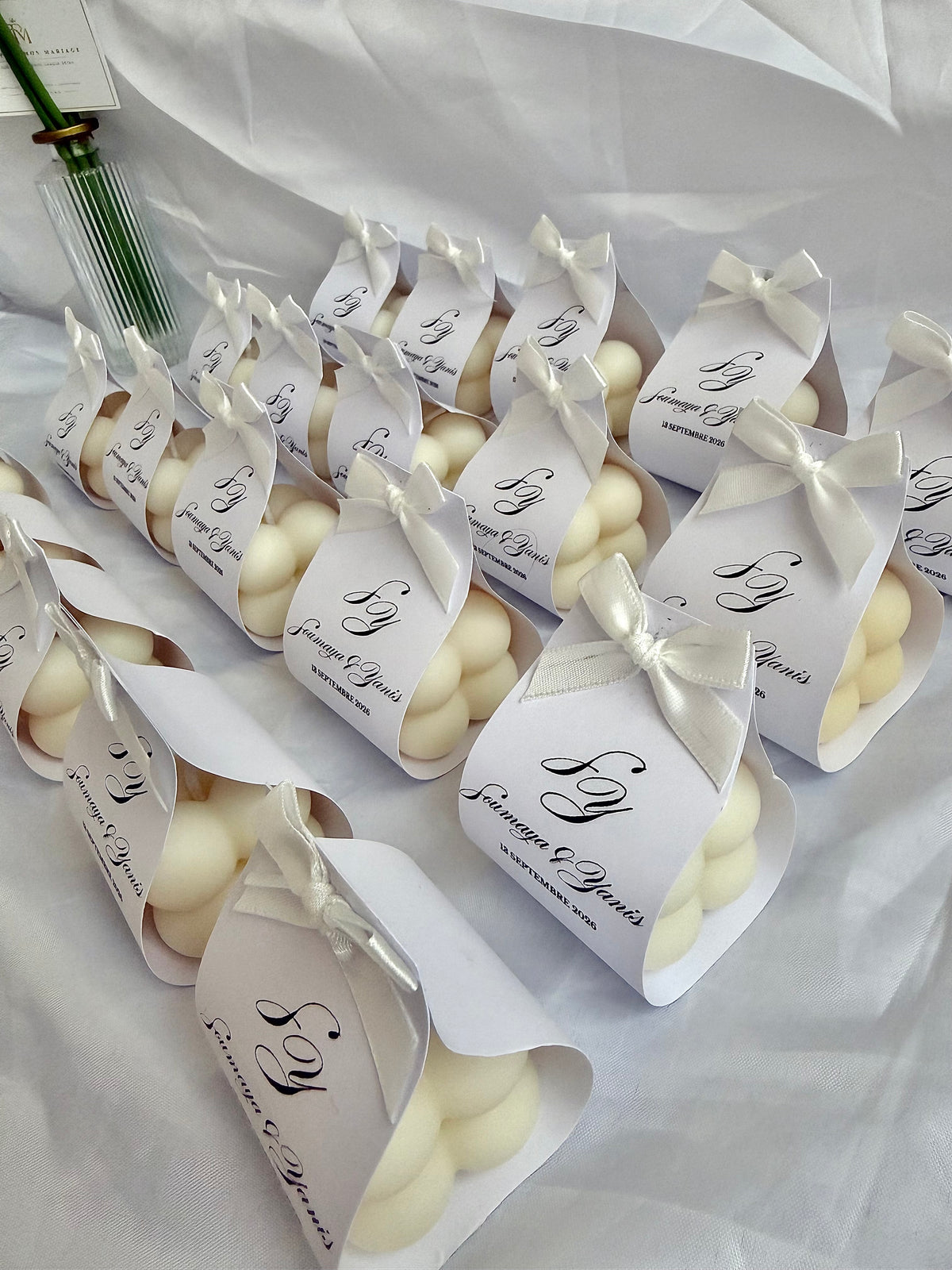 Bougies artisanales personnalisés | Modèle Mukaab ✨