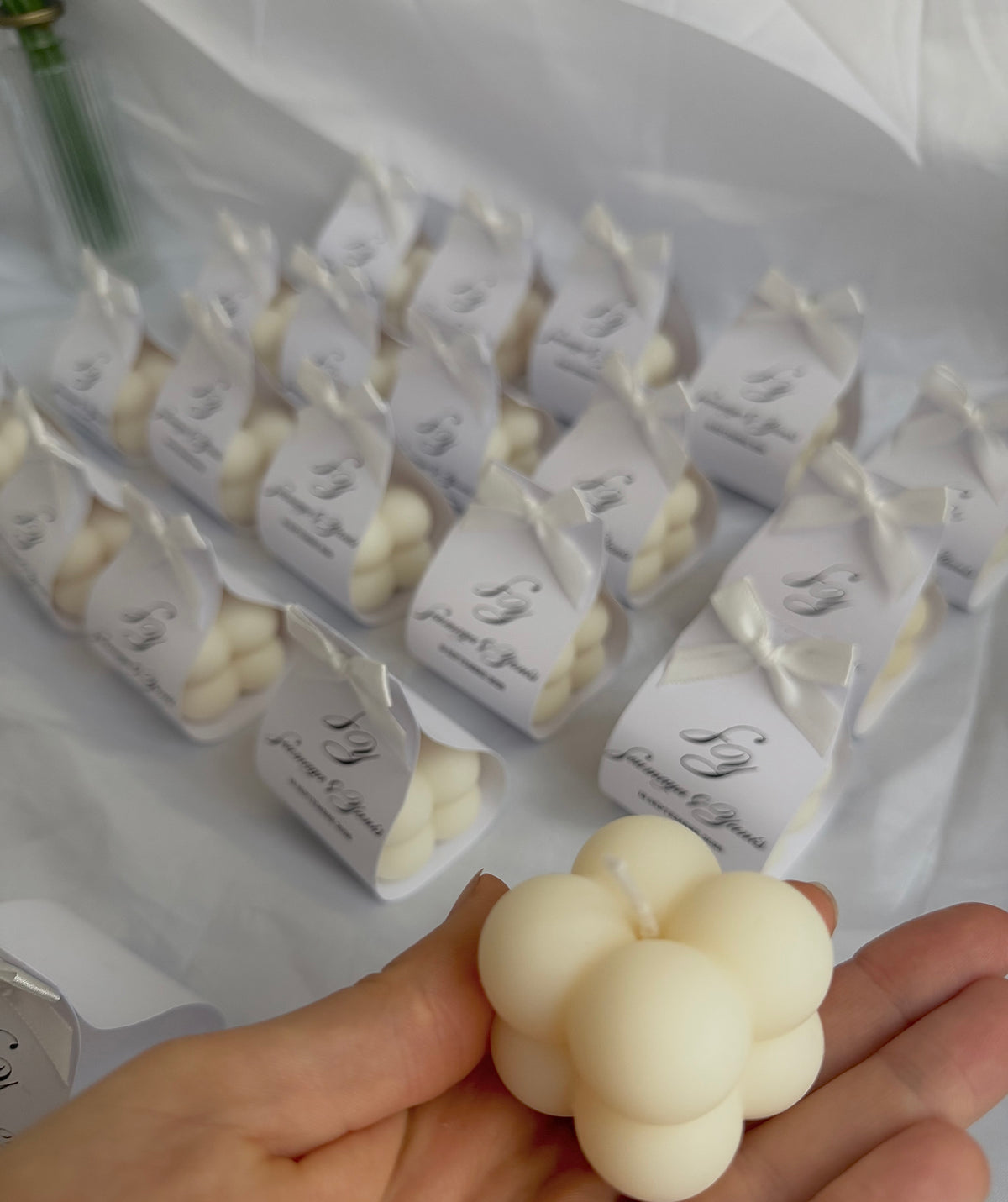 Bougies artisanales personnalisés | Modèle Mukaab ✨